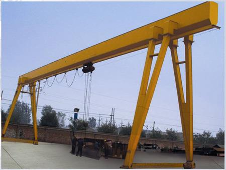 Light Duty Electric Dvigalo Single Girder Gantry Crane 10 Ton