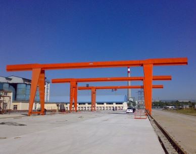 MH Light Duty Mobile Enojni nosilec Gantry Crane 10 Ton